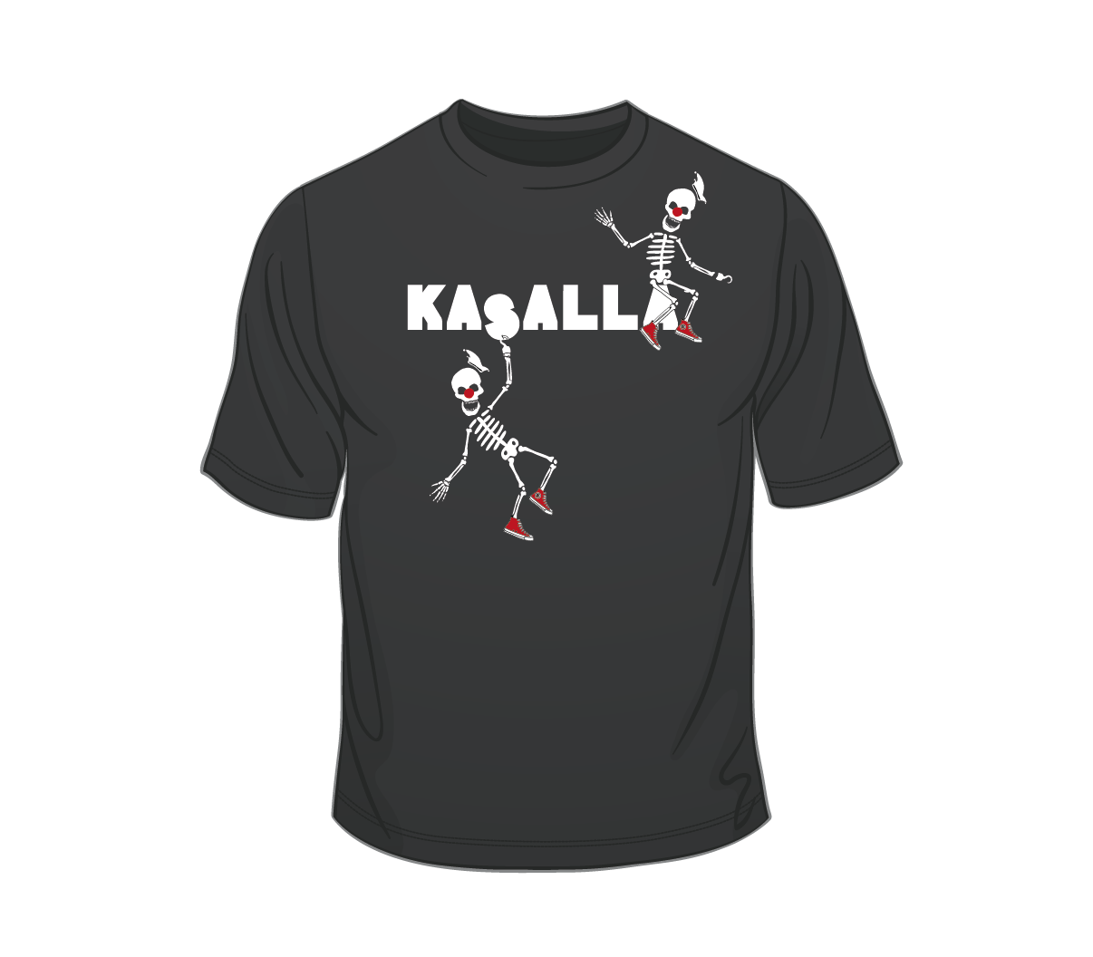 KINDER T-Shirt "Kalle Kasalla Totenkopf"