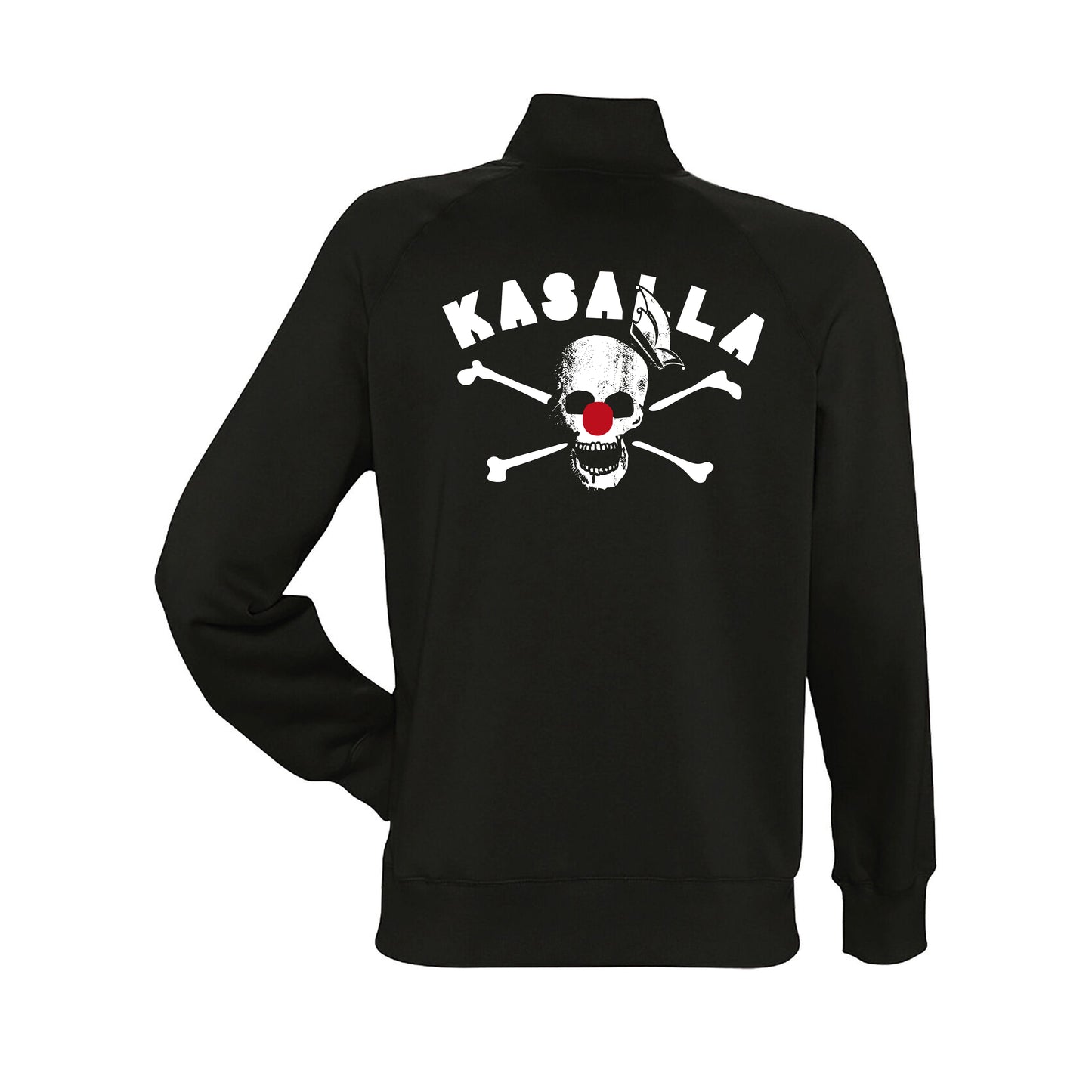 Unisex Zip Jacke "Totenkopf"