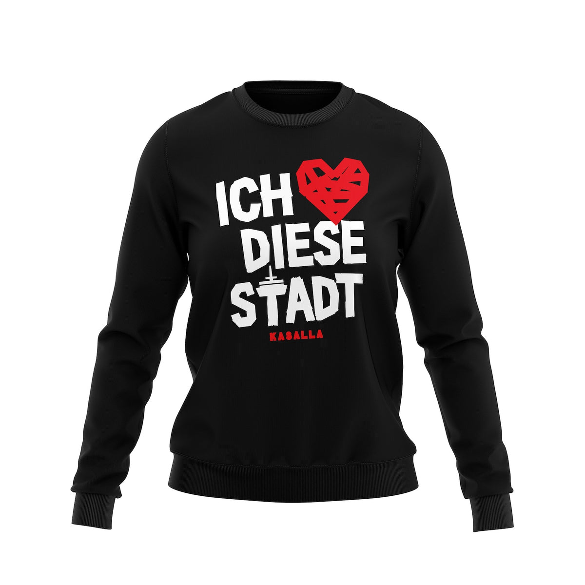 Unisex Sweat-Shirt "Ich liebe diese Stadt"