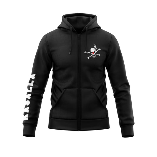 Zip Hoodie "Totenkopf" (unisex)